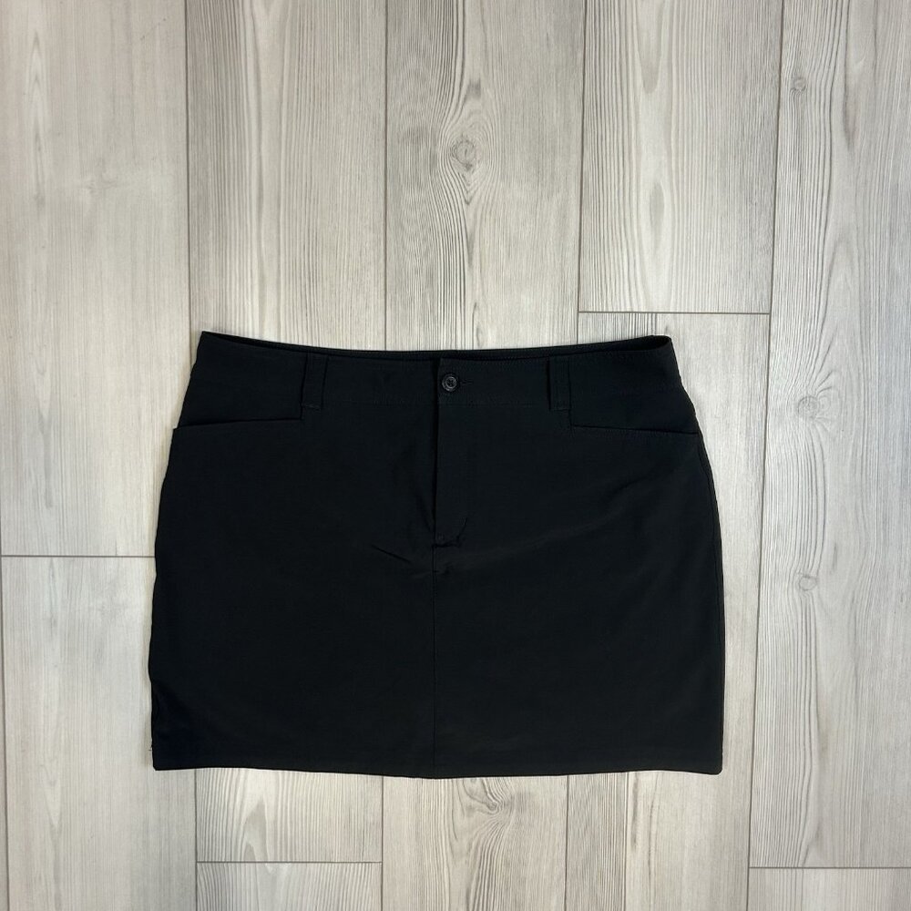 Eddie‎ Bauer Adventurer 2.0 Skort Skirt Black Women’s Sz 14 Outdoor Tech